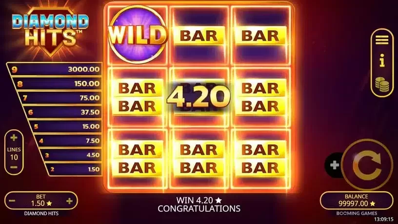 Diamond Hits slot screenshot 1