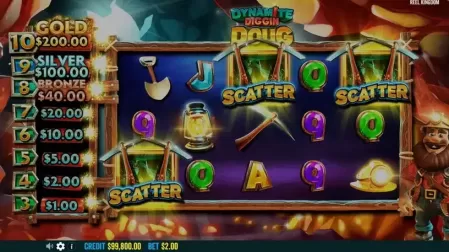 Dynamite Diggin Doug slot screenshot 2
