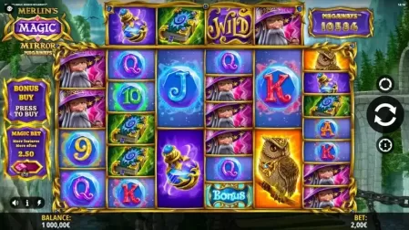 Merlin’s Magic Mirror Megaways slot screenshot 1