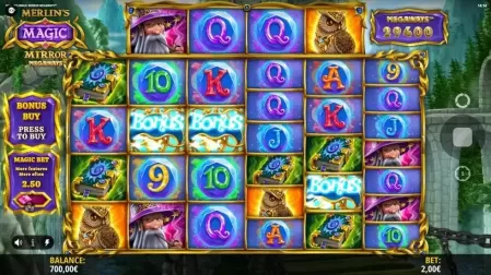 Merlin’s Magic Mirror Megaways slot screenshot 2
