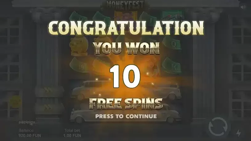 Moneyfest slot screenshot 3