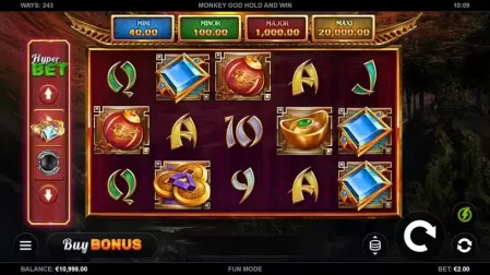 Monkey God Hold and Win slot screenshot 1