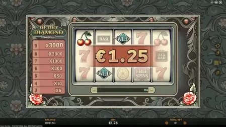 Retro Diamond Classical slot screenshot 2