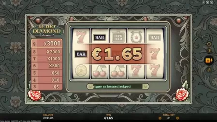 Retro Diamond Classical slot screenshot 3