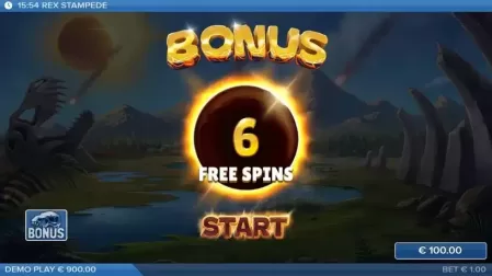 Rex Stampede slot screenshot 3