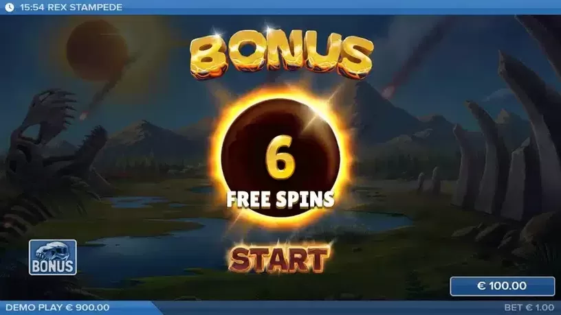 Rex Stampede slot screenshot 3