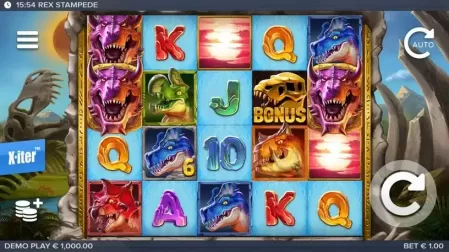 Rex Stampede slot screenshot 1