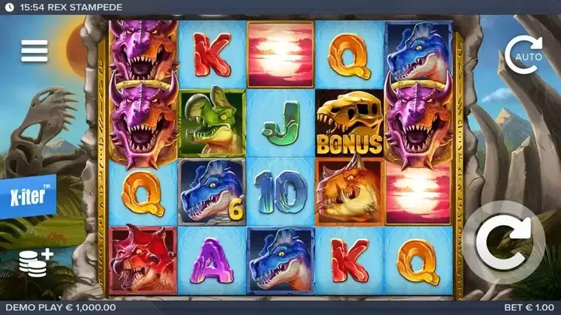 Rex Stampede slot screenshot 1