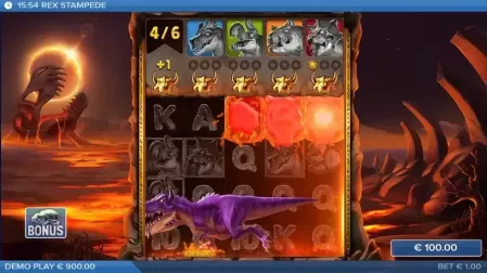 Rex Stampede slot screenshot 4