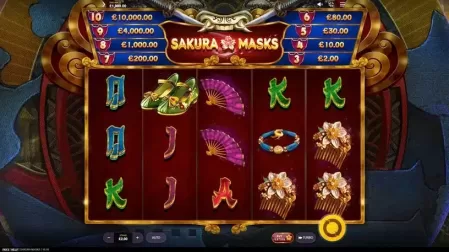 Sakura Masks slot screenshot 1