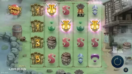 Shinobi Spirit slot screenshot 2