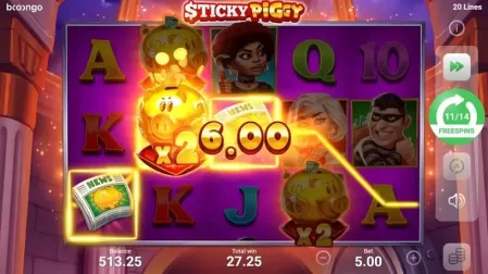 Sticky Piggy slot screenshot 6