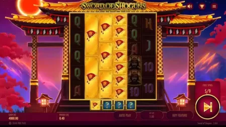 Sword Of Shoguns slot screenshot 4
