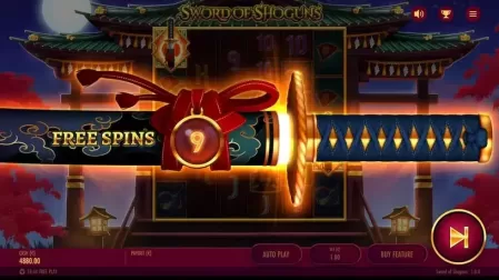 Sword Of Shoguns slot screenshot 3