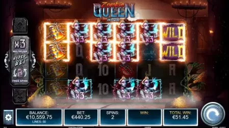 Zombie Queen Gamble feature slot screenshot 4