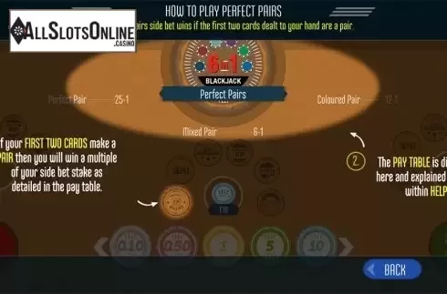 Paytable 2. 6 in 1 Blackjack (Felt Gaming) from Felt