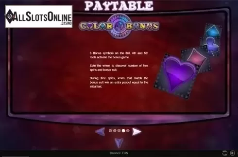 Paytable 4. 7th Sense from Espresso Games