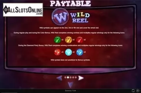 Paytable 2. 7th Sense from Espresso Games