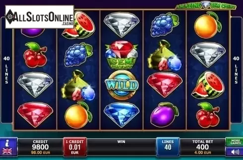Reel Screen. Amazing Gem Chest from FUGA Gaming