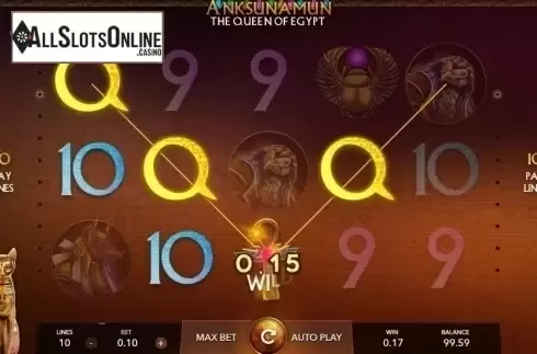 Win Screen 2. Anksunamun from Mascot Gaming