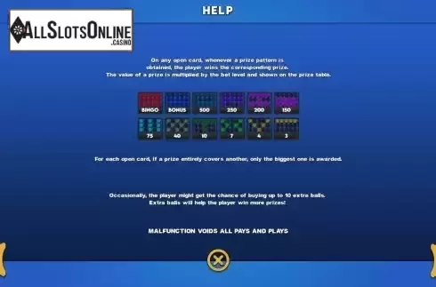 Game Rules screen