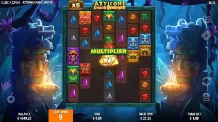 Azticons Chaos Clusters slot screenshot 5
