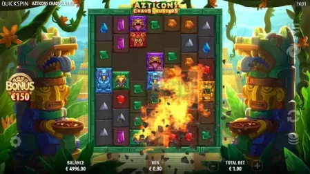 Azticons Chaos Clusters slot screenshot 2
