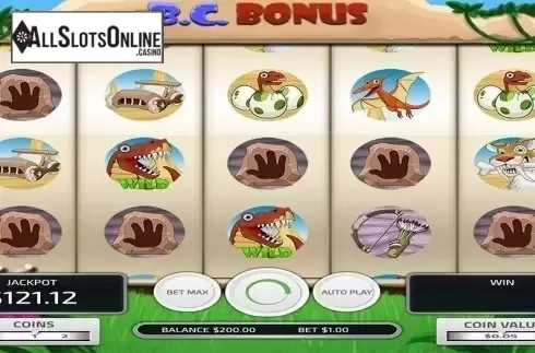 Reels screen. BC Bonus from Concept Gaming