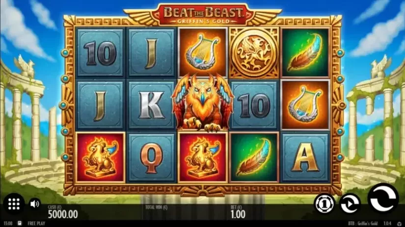 Beat the Beast Griffins Gold slot screenshot 1