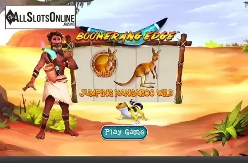 Intro screen. Boomerang Edge from Skywind Group