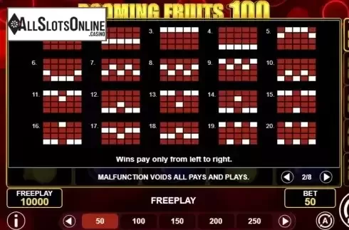 PayLines Screen