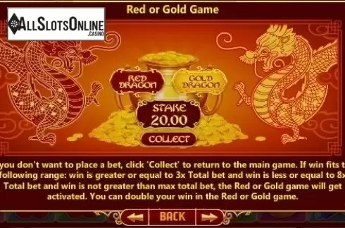 Paytable 3. Cash out Fortune from GamesOS