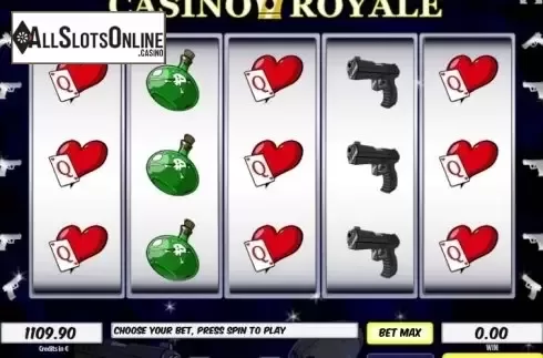 Reel screen. Casino Royale (Tom Horn Gaming) from Tom Horn Gaming