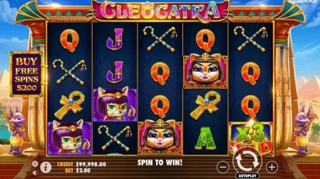 Cleocatra slot screenshot 1