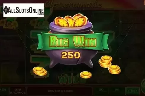 Big Win screen
