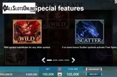 Wild and Scatter. CrypCrusade from Ganapati