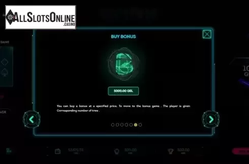 Bonus symbol screen