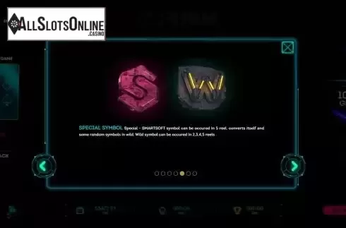 Special symbol screen