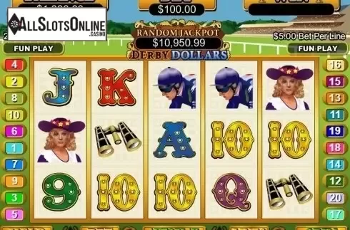 Reel Screen. Derby Dollars from RTG
