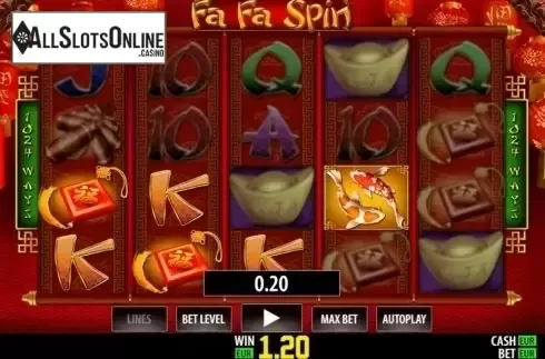 Win Screen 1. Fa Fa Spin from World Match