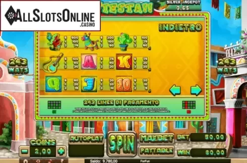 Paytable. Fiesta (Tuko Productions) from Tuko Productions