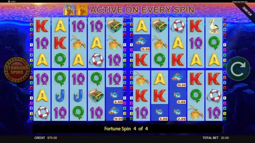 Fishin' Frenzy Fortune Spins slot screenshot 3