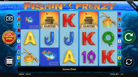 Fishin' Frenzy Fortune Spins slot screenshot 1
