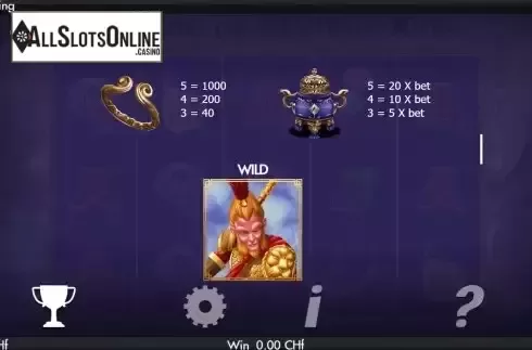 Paytable screen 3