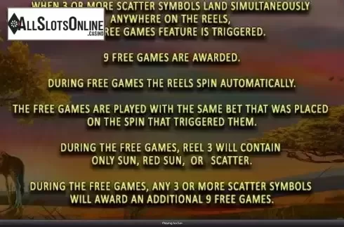 Free Games feature screen