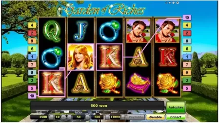 Garden of Riches slot screenshot 2