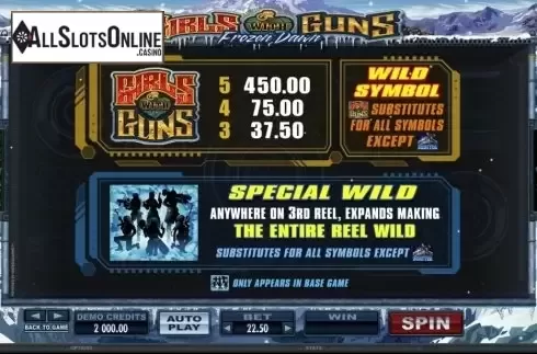 2. Girls With Guns - Frozen Dawn from Microgaming