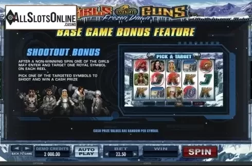 6. Girls With Guns - Frozen Dawn from Microgaming