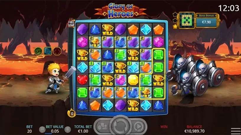 Glory of Heroes slot screenshot 7