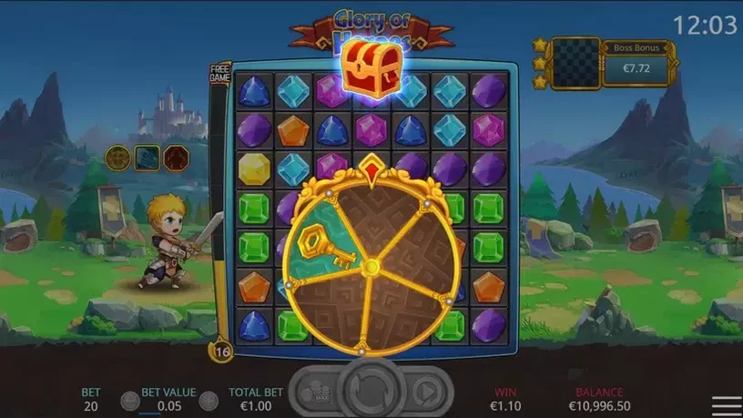 Glory of Heroes slot screenshot 6